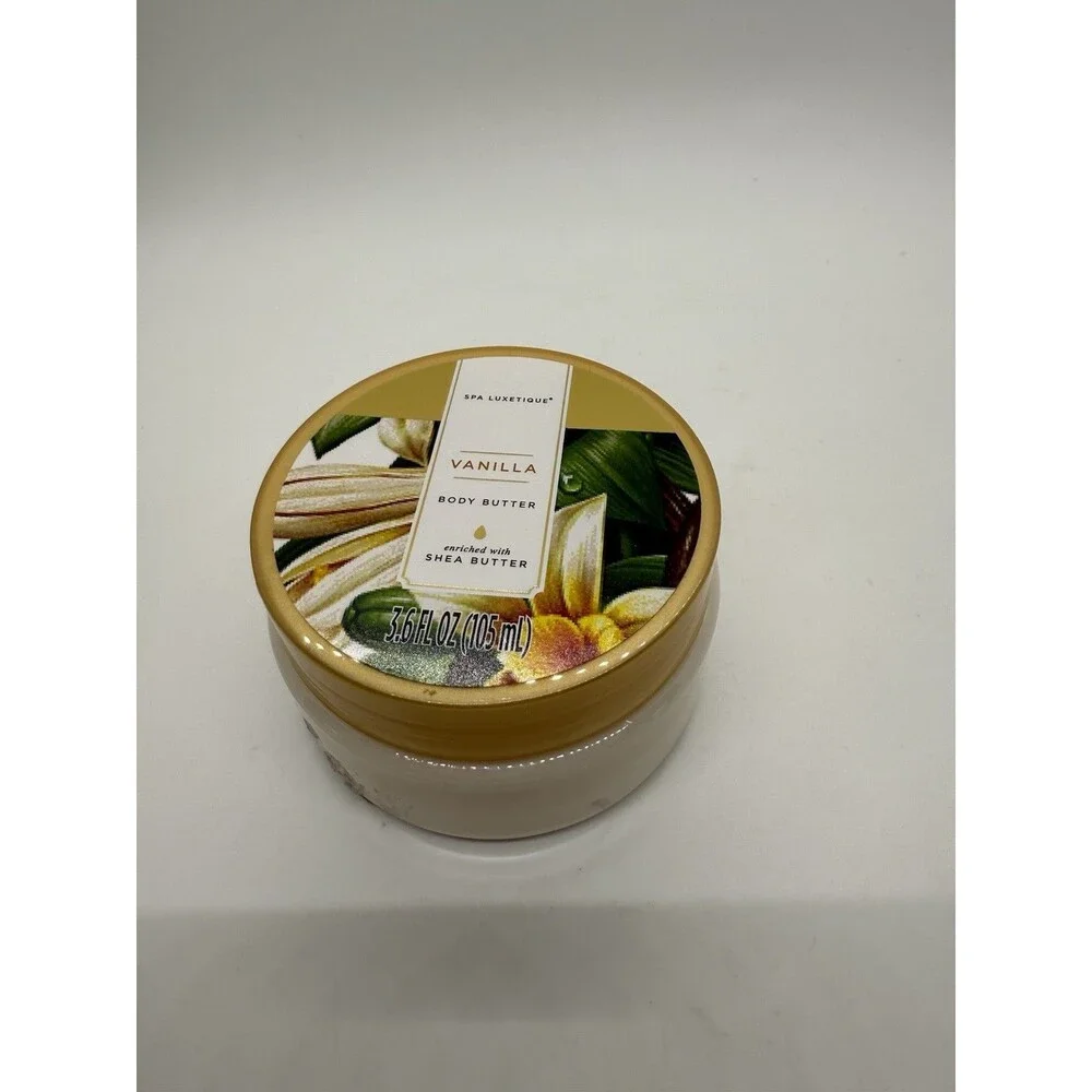 Spa Luxetique Gift Basket Set Vanilla Shea Butter Set of 7 Women New - Picture 16 of 16